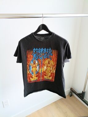Morbid Angel Heretic Band T-Shirt Black Death Metal Graphic Tee M